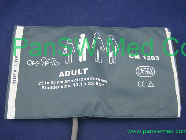 NIBP cuffs, adult single tube