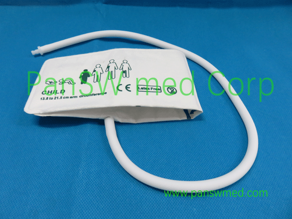 compatible nibp cuff, single hose, pediatric size