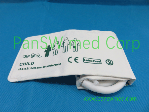 compatible nibp cuff, disposible single hose, pediatric