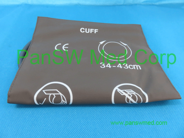 compatible nibp cuff for large adult size, single hose, TPU material