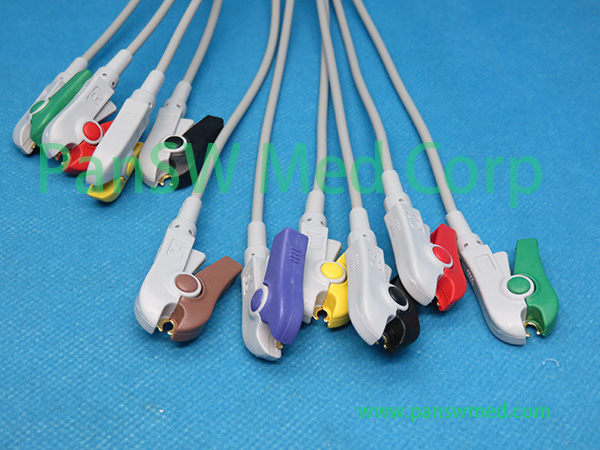 clips type on ECG electrode side