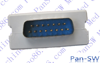 Burdick ECg cable ten leads connector