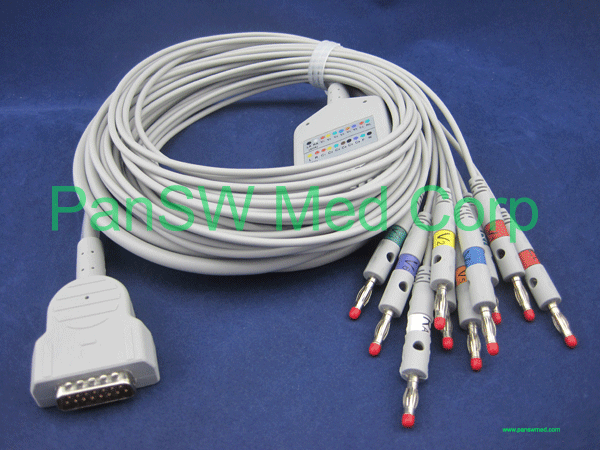 GE MEdical MAc500 Mac1200 ECG cable