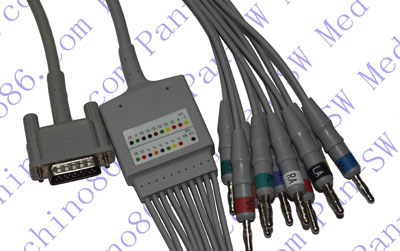 HP Philips EKG cable