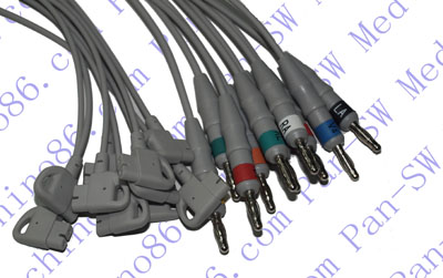 HP Trim 10 leads ECG cable