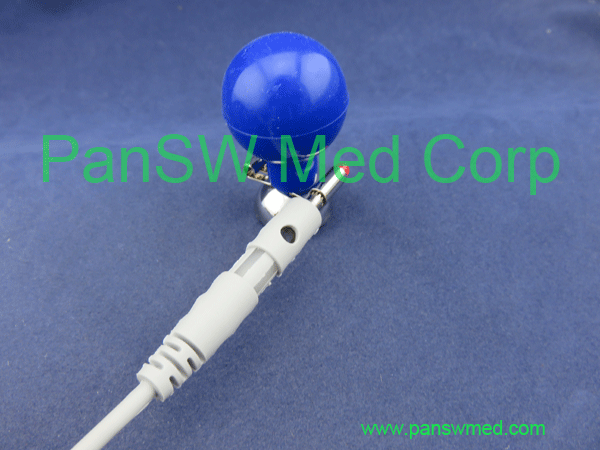 suction ball electrode with banana connector