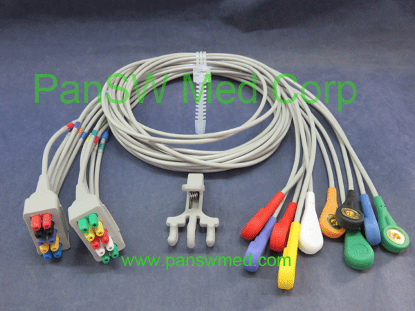 ge medical multilink ecg leads