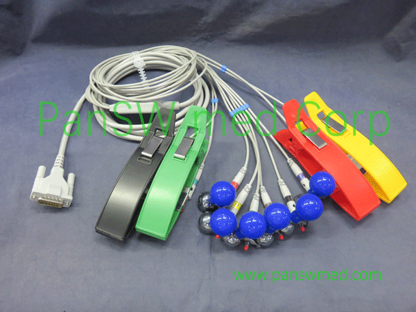 compatible ecg clamps. suction balls