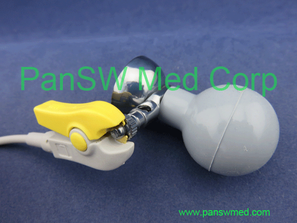 suction ball electrode with clip connector