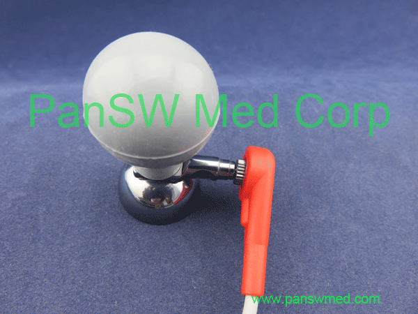 multifunction suction ball electrode with snap connector