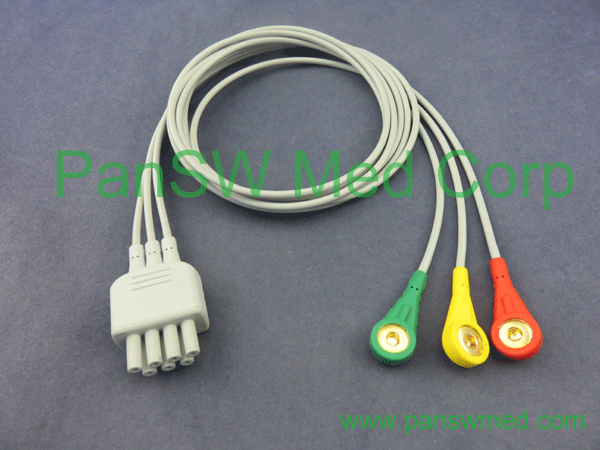 Mindray telemetry cable 3 leads