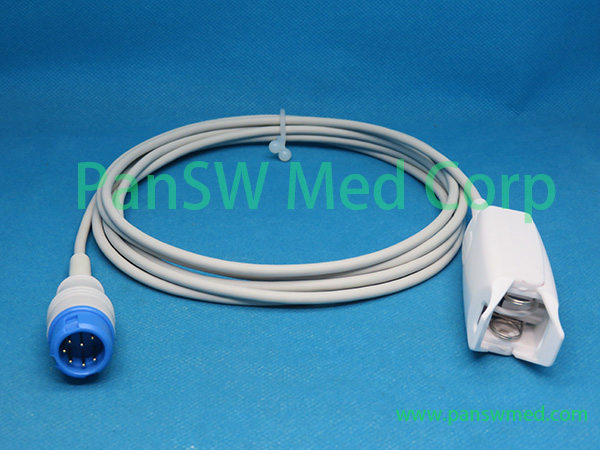compatible Edan X8 X10 X12 SpO2 sensor, SpO2 cable
