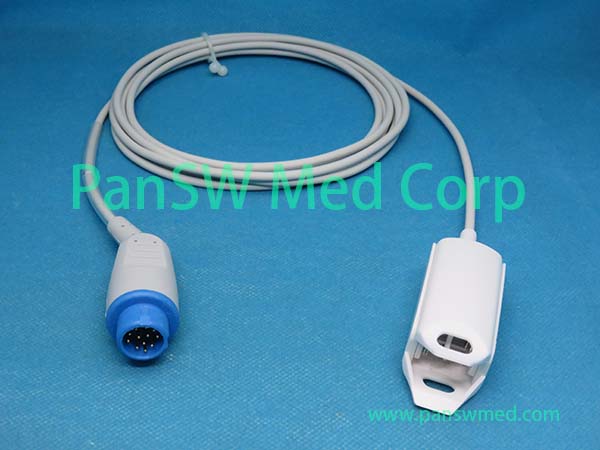 compatible Konsung SpO2 sensor adult clip pansw med