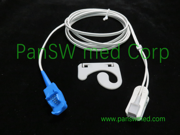 compatible ohmeda spo2 sensor adult ear clip