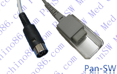 Datascope to DB9 spo2 extension cable