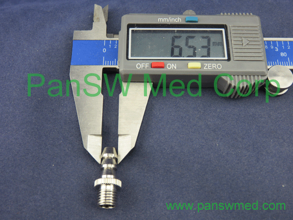 nibp connector GE screw type metal