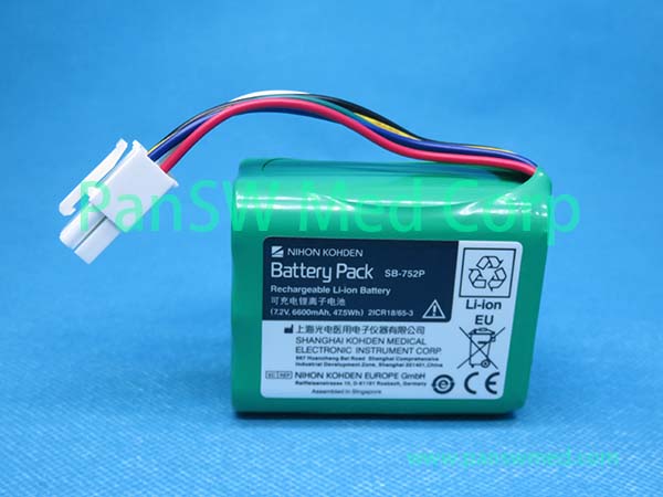 compatible battery for Nihon Kohden SVM7500 SVM7600 patient monitor replacement battery