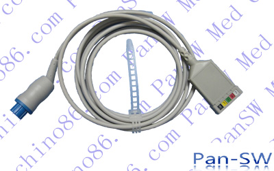Datex Ohmeda 5 leads ECG trunk cable