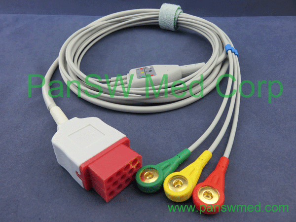 bionet ecg cable bm5 IEC snap