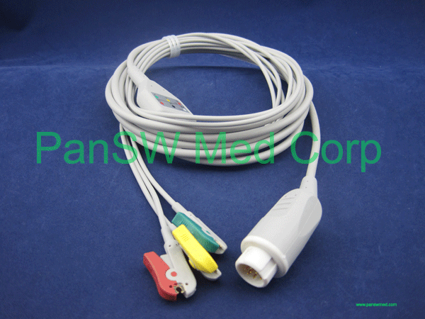 Philips ECG cable 3 leads IEC
