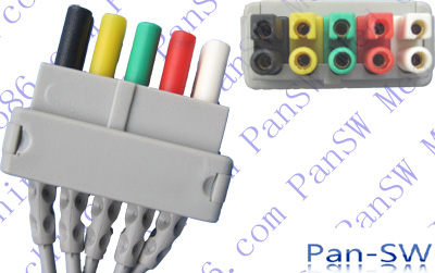 Pro1000 5 leads ECG cable set