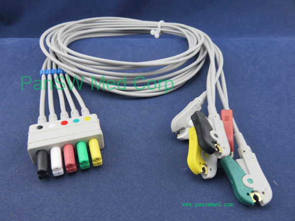 siemens ECG cable leads 5 leads