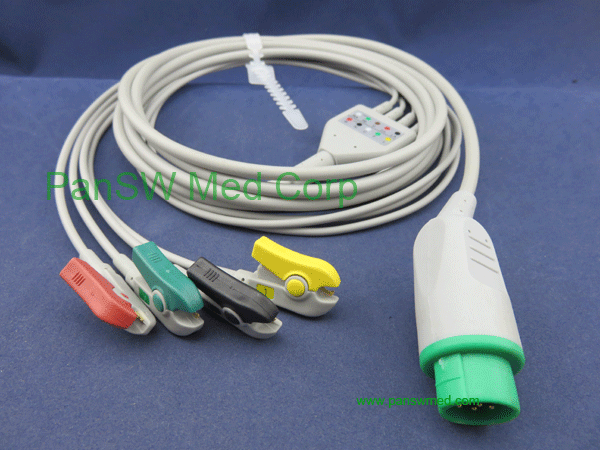 compatible Schiller bruker ECG cables 4 leads
