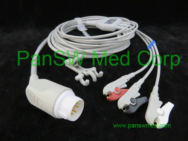 compatible ECG cable for Philips AHA clip ECG-10013C