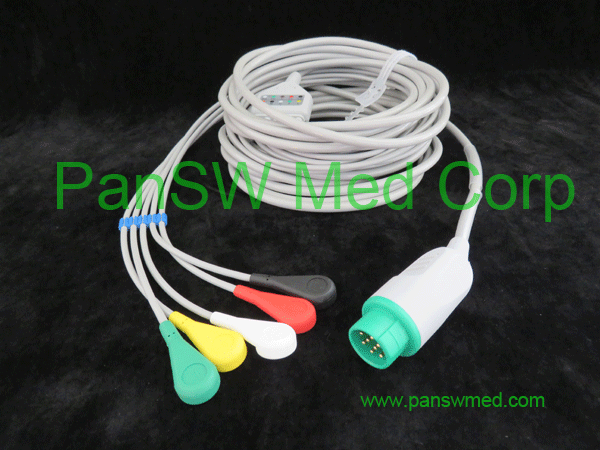 compatible ECG cable for Biolight M9500 