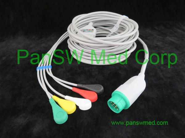 compatible ECG cable for Biolight M9500