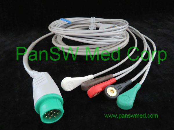 compatible ECG cable for Biolight 
