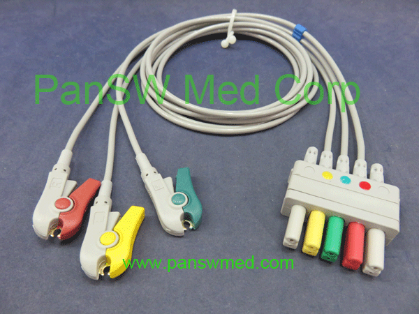 compatible Mindray ECG leads IEC color clip