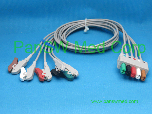 compatible Mindray ECG leads AHA color clip