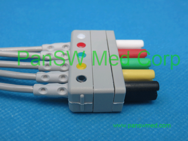 compatible ECG leads for Mindray, IEC color clip