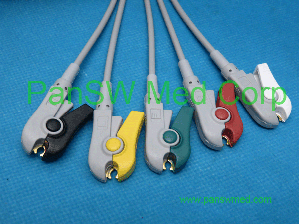compatible ECG leads for MIndray IEC color clip