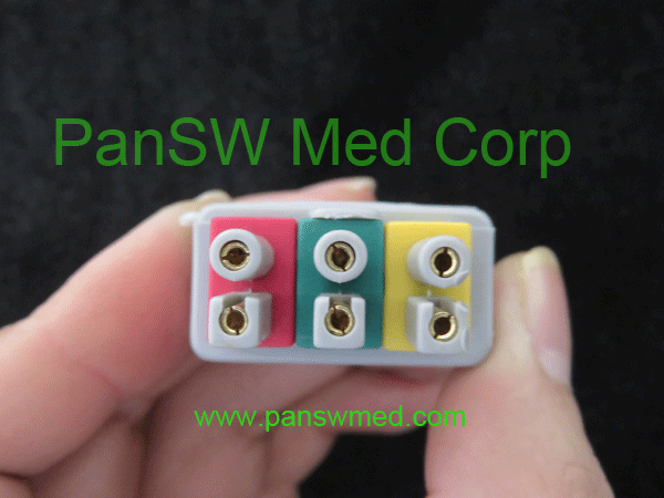 compatible Philips ECG leads 3 leads IEC color