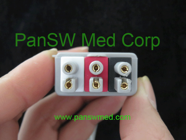 compatible Philips ECG leads, AHA color 3 leads