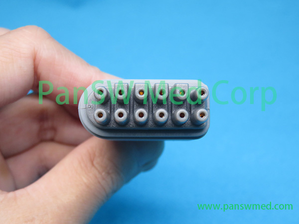 Edan IT20 ECG leads, IEC color, snap
