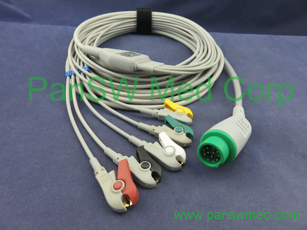 Mindray ECG cable 5 leads IEC clip