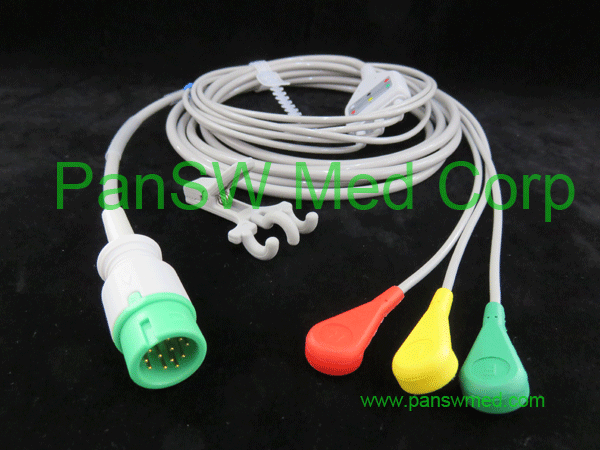 compatible ecg cable for Biocare IEC snap