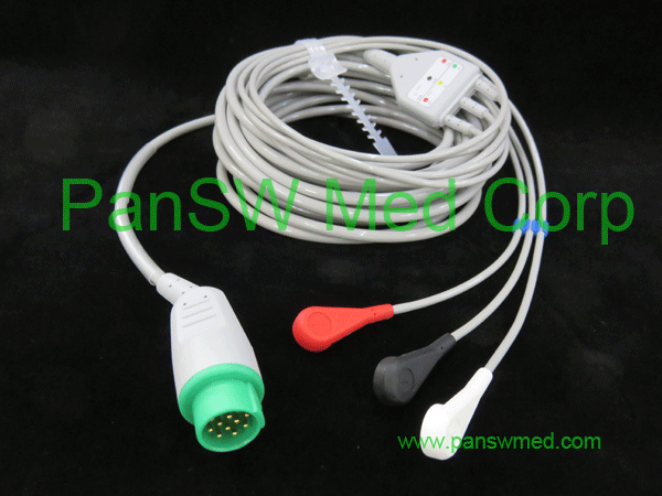 compatible ECG cable for biolight M9500 