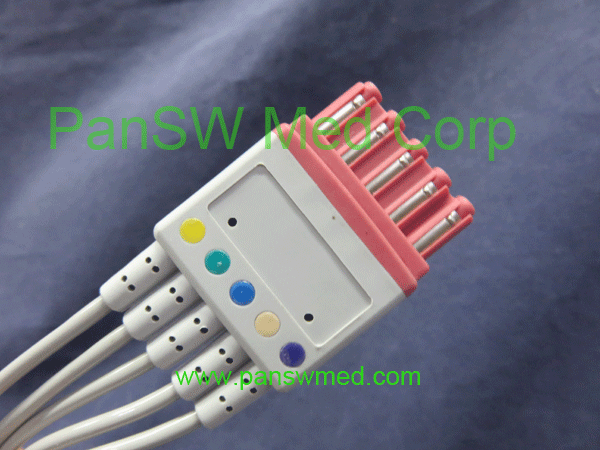 compatible ECG leads for Philips IEC color clip
