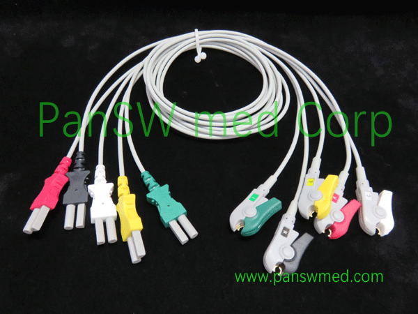 Spacelabs 5 leads ECG leadwire set