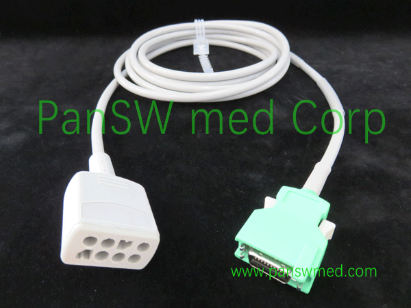 compatible ecg cable for Nihon Kohden OPV1500