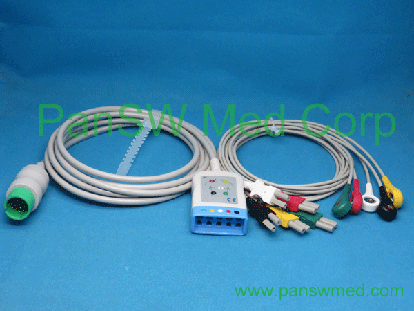 Spacelabs five lead ECG trunk cable