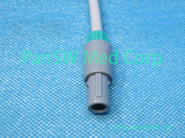 Compatible Canon Fysicon QMAPP Angiography 10-Lead ECG Cable connector view