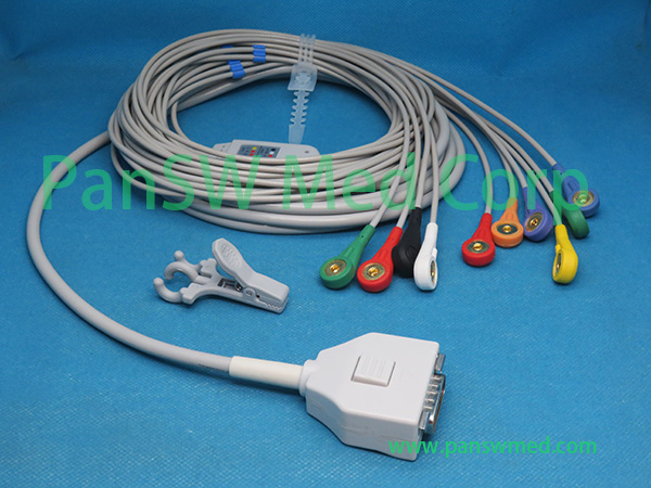 Compatible Fukuda ME Α2000 Series Α1000 ECG Cable AHA Snap – PanswMed