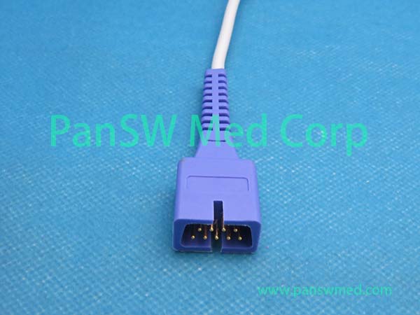 Compatible Welch Allyn SpO2 Sensor Nellcor Oximax Connector View