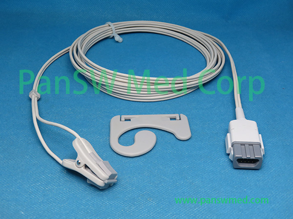 compatible spo2 sensor for GE trusat adult ear clip