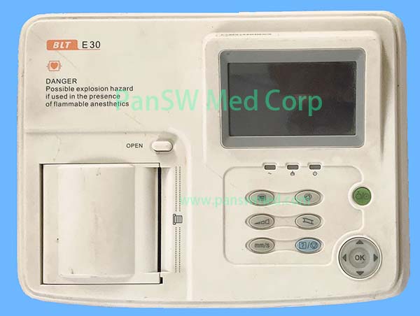 Biolight BLT E30 ECG Machine Main Board, Display, Print Head, Housing and Power Board Parts